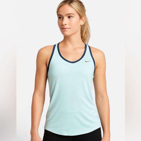 Nike Sky Blue Dri-FIT Tank - Picture 1 of 4